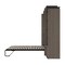 Bestar Orion Queen Murphy Bed and Narrow Shelving Unit with Drawers (85W), Bark Gray & Graphite 116881-000047 - alternate 8